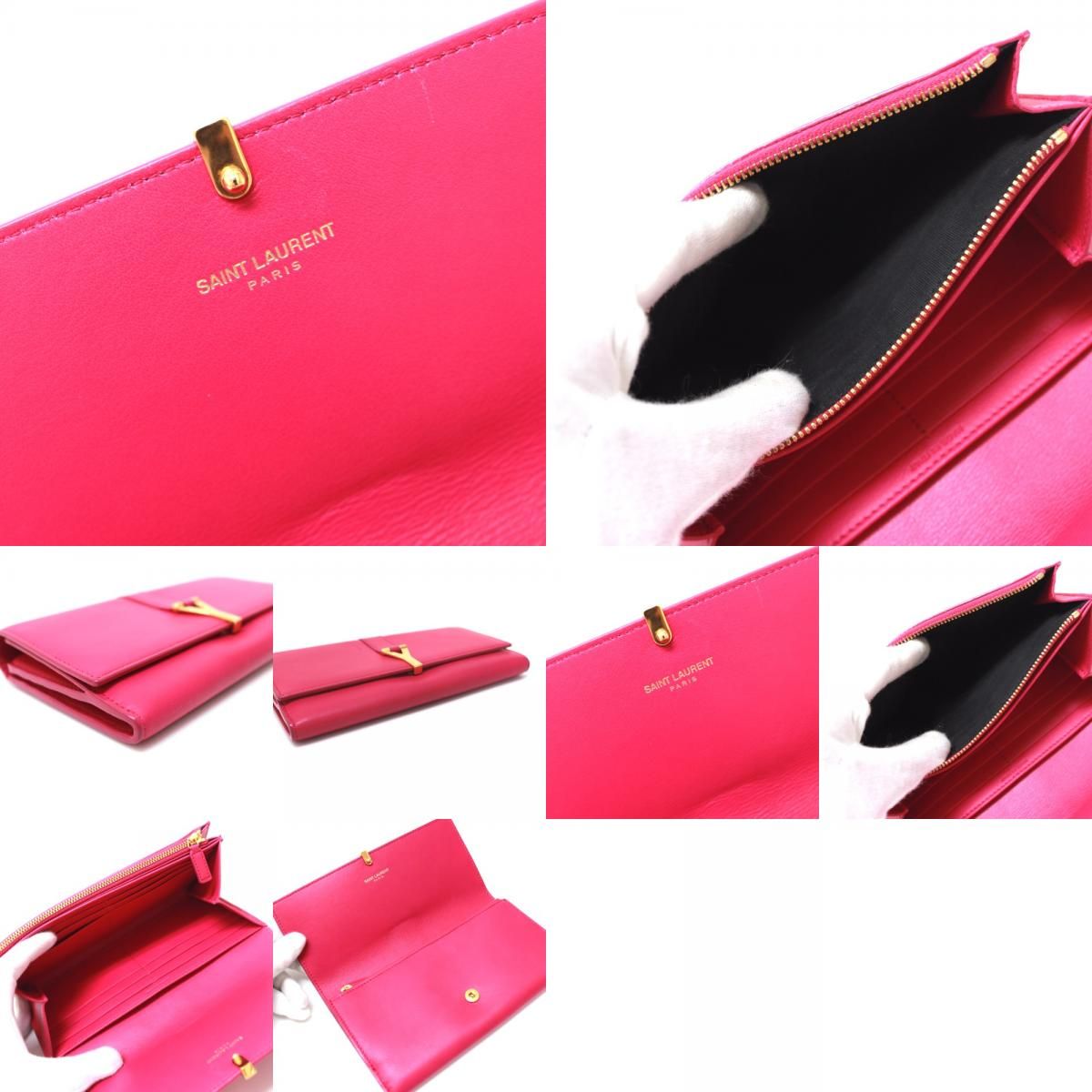 サンローランパリ 314995 Yライン フラップウォレット 長財布 サン