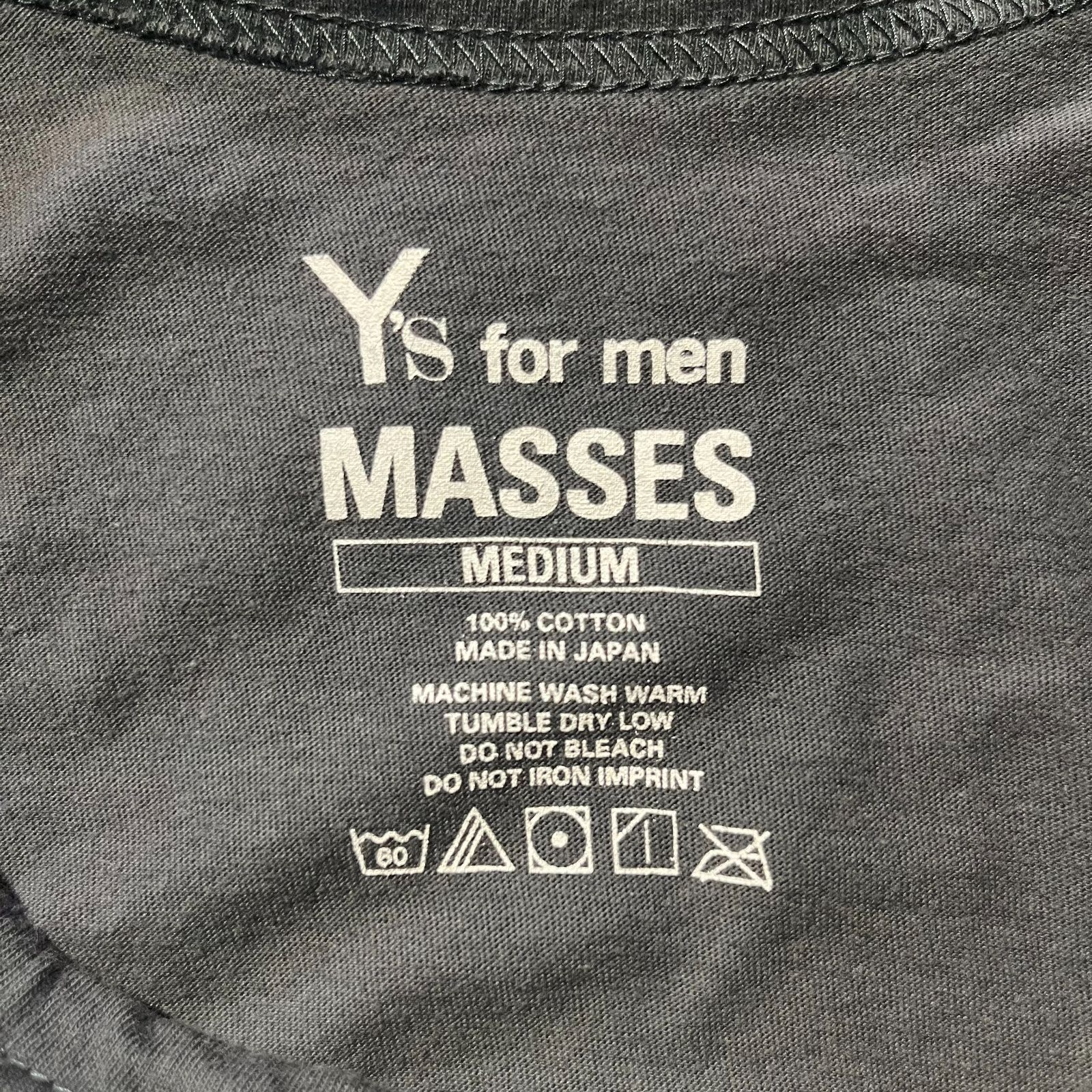 Y's for men × MASSES T-SHIRT 