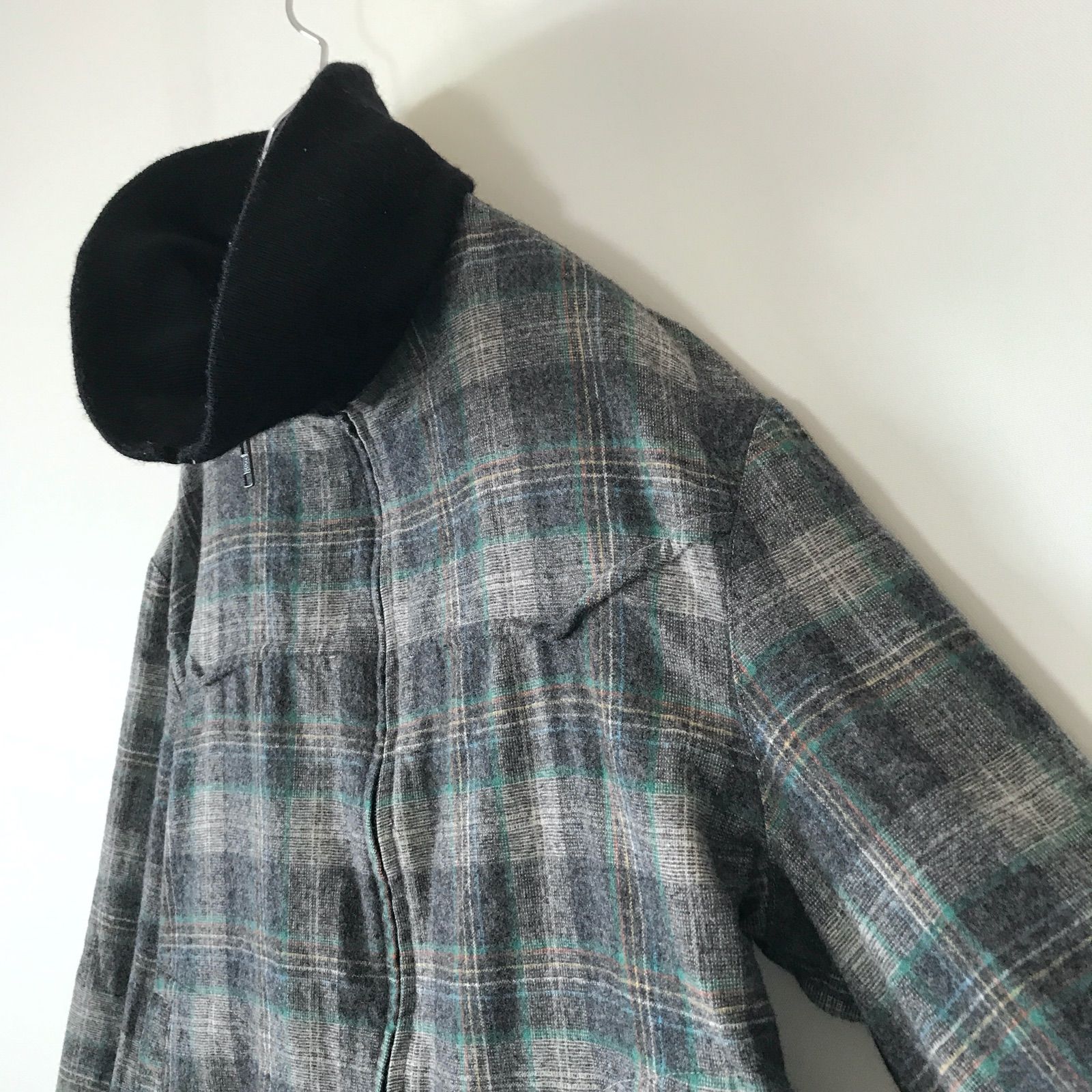 PENDLETON ペンドルトン☆70S VINTAGE☆デカ襟☆オンブレチェック