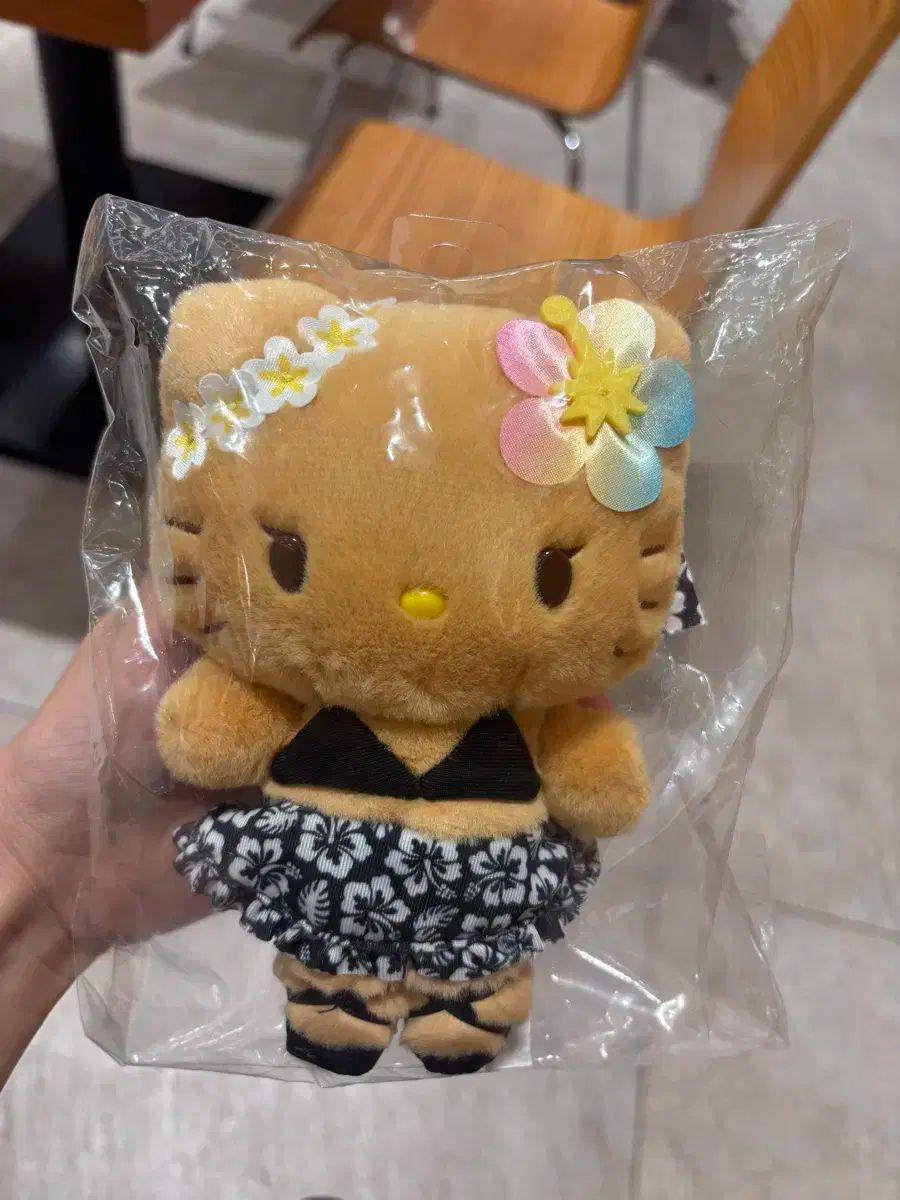 Sanrio サンリオ 日焼け hello kitty ハローキティ とこなつ 休暇 マスコット キーリング ブラック ビキニ 版