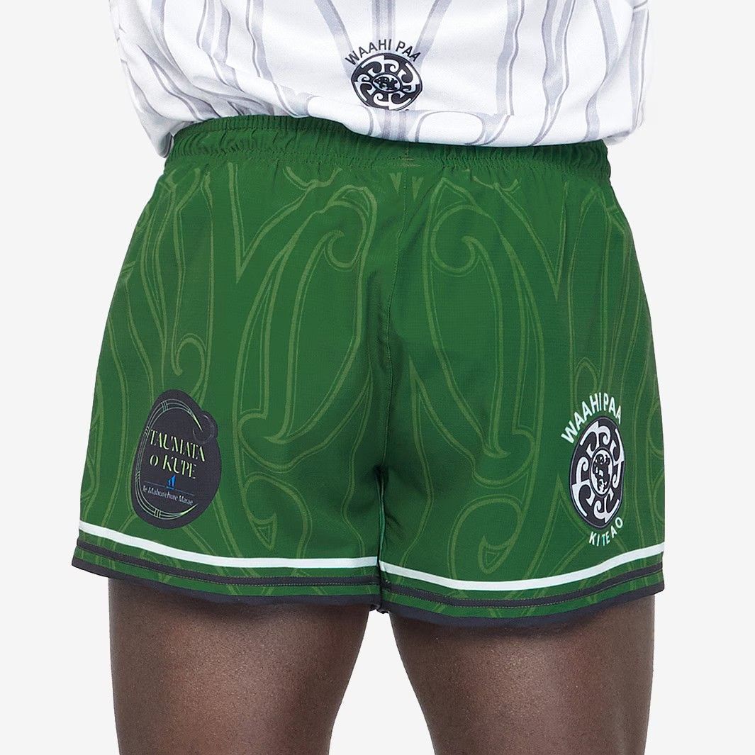 即日発送可！ 送料無料 匿名配送 Sサイズのみ クラシック マオリ オールスターズ 2025 ホーム 短パン ショーツ 緑 グリーン 公式モデル 日本未発売 簡易清掃済み