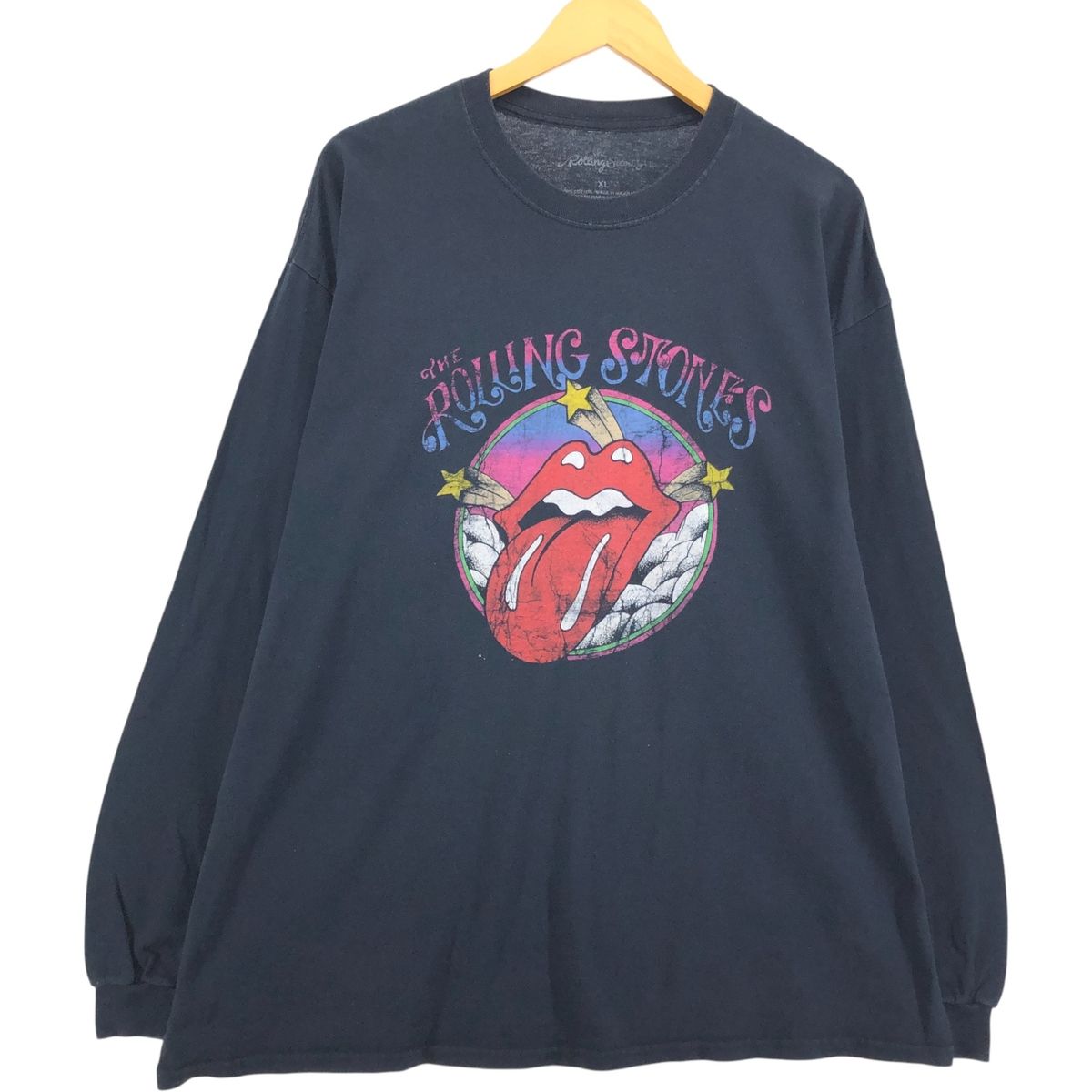 90s00s Rolling Stones ラグランロンt usa古着 短丈 M 90s00s Rolling Stones ラグランロンt usa古着 短丈 M