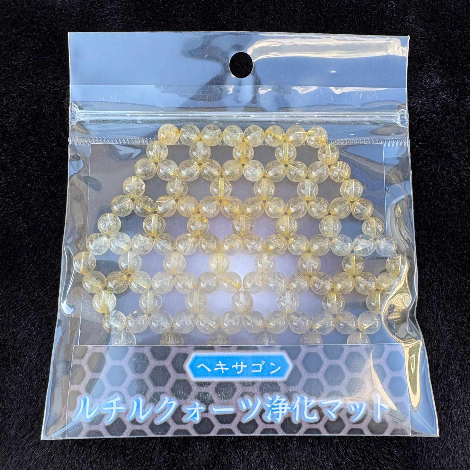 ヘキサゴン ルチルクォーツ浄化マット NEXPOTALLINN_EU