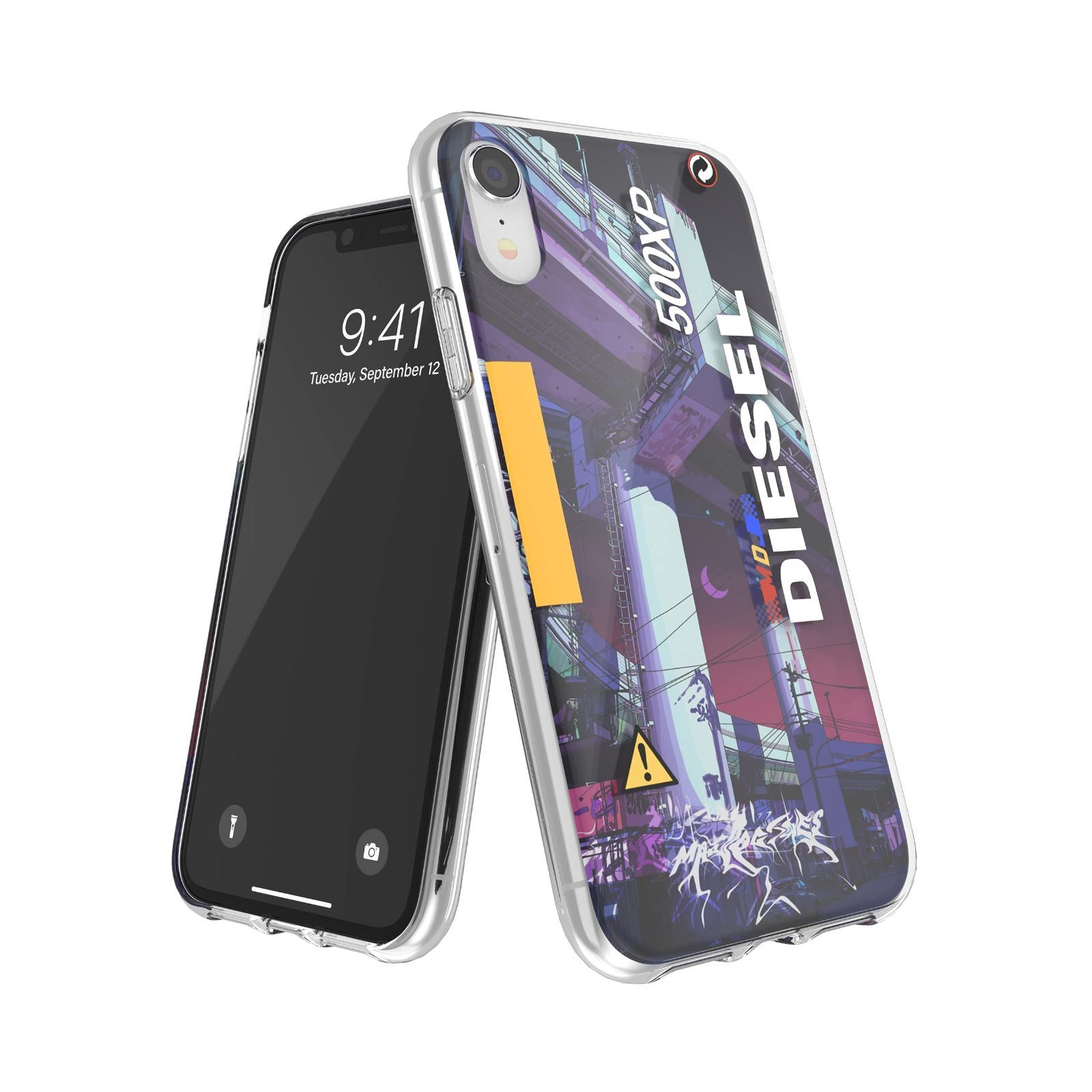 大人気 DIESEL iPhone XR ケース クリア SS21 Mad Dog Jones アーティスト コラボ スペシャルエディション アニメ デザイン （ディーゼル クリアケース iPhone XR カラフル） その他