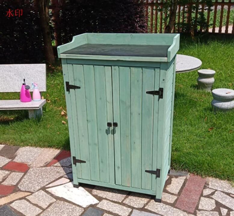 引き戸 キャビネット戸外 戸棚 収納棚 花道具箱 雑物棚 防腐 木