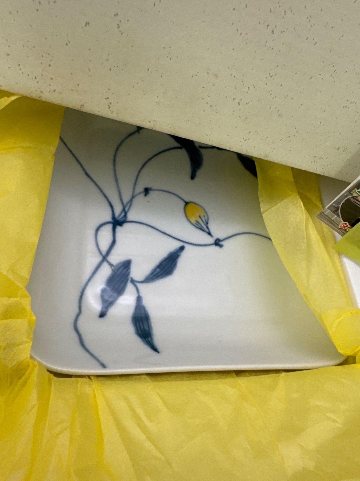 たち吉 はなぞめ 角取り分け揃 5枚 セット 角皿 新品未使用 たち吉