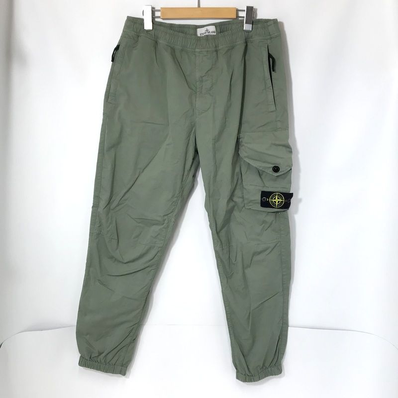 STONE ISLAND ロゴ テーパード カーゴ ジョガーパンツ 791532010 
