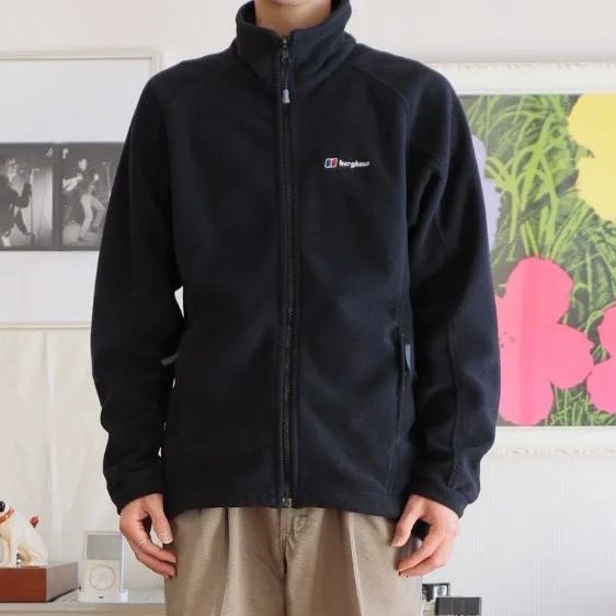 BERGHAUS 00s Fleece Jacket バーグハウス フリース ブラック - メルカリ