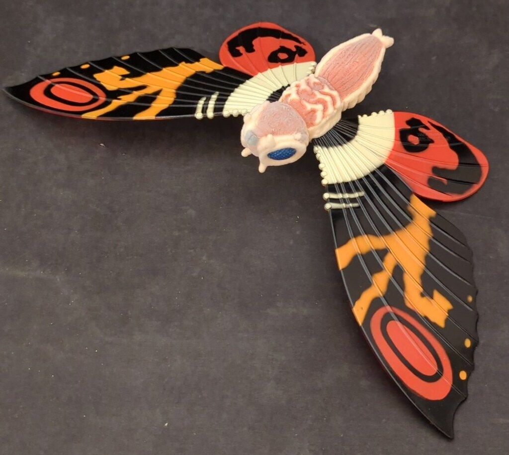 バンダイ モスラ対ゴジラ モスラ(成虫) 特殊植毛加工リアルフルカラー