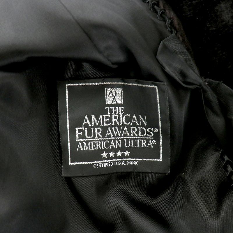 THE AMERICAN FUR AWARDS ミンクファー　四つ星　MLサイズ アメリカンファーアワード AMERICAN FUR AWARDS 四つ星