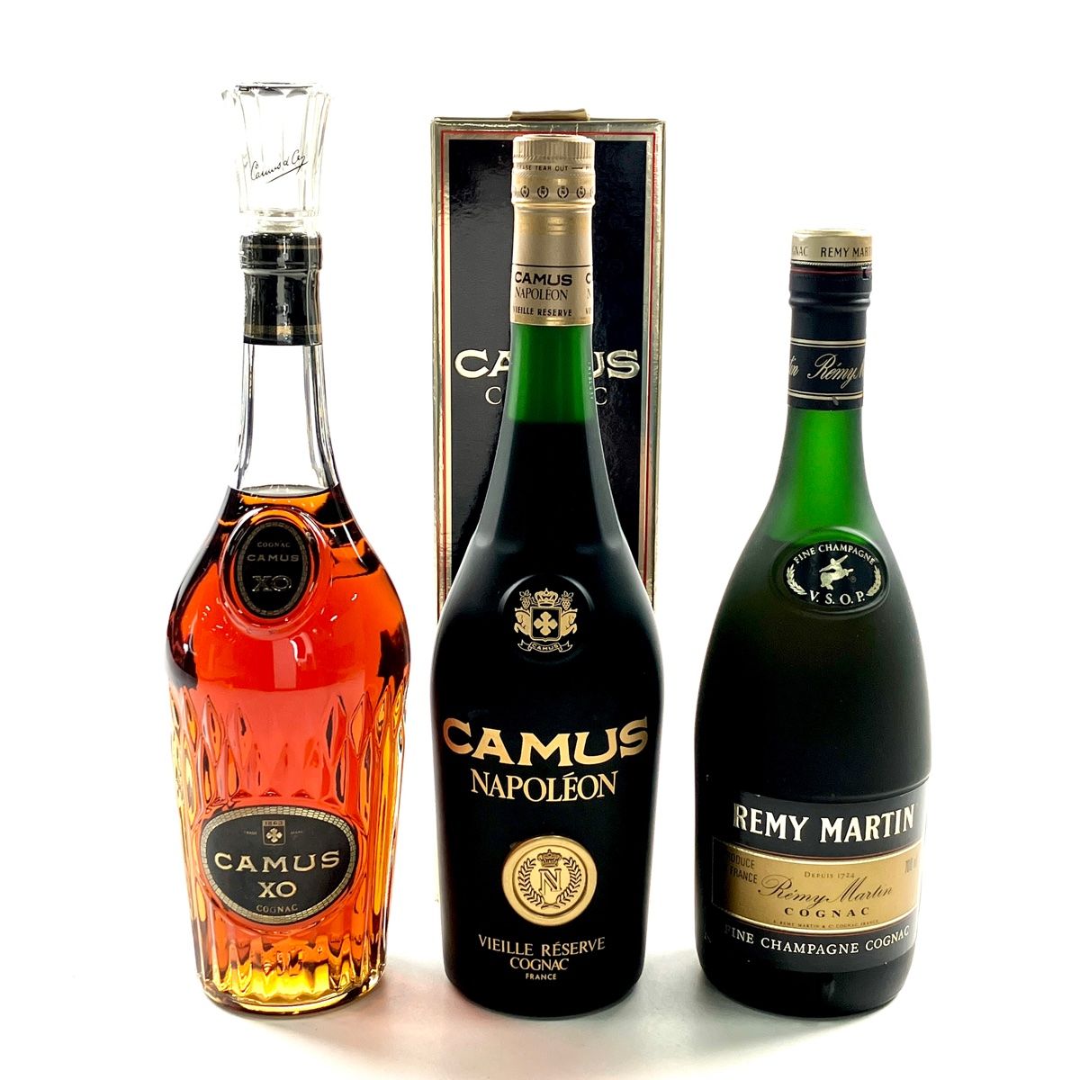 3本 カミュ レミーマルタン コニャック 700ml ブランデー セット 【古