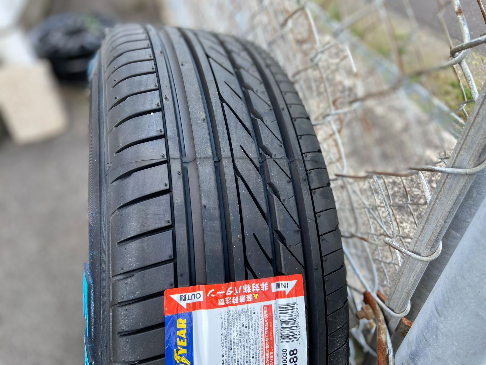 深リム ハイエース 200系 レジアスエース 17インチ タイヤホイール 4本セット グッドイヤー ナスカ 215/60R17 107/109 LT  ホワイトレター BountyCollection BD00 for HIACE - メルカリ