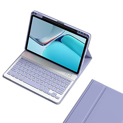 iPad 10_紫 iPad10 キーボードケース ペンシル収納 2022新型 iPad 第10