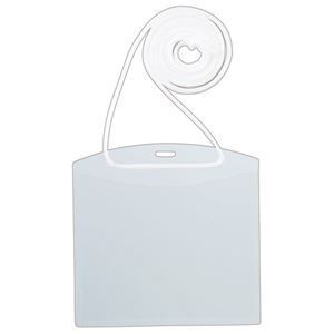 （まとめ） TANOSEE イベント用名札 スタンダードサイズ ひも付 1パック