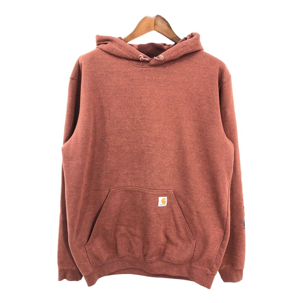 Carhartt カーハート スウェット パーカー ブラウン (メンズ L) 中古 古着 R5203