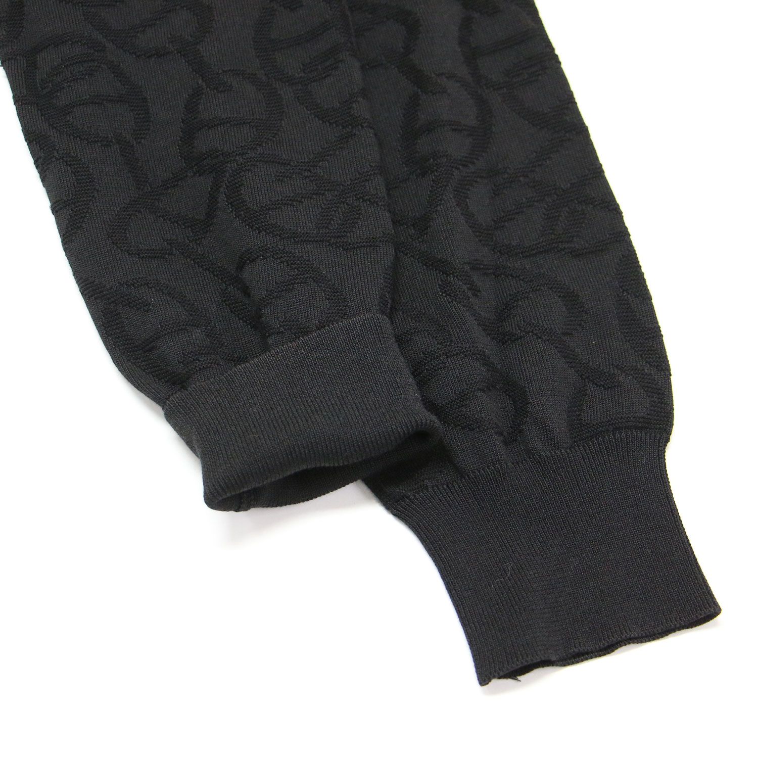 美品】HERMES エルメス カーディガン ブラック 黒 サイズ:42(XL