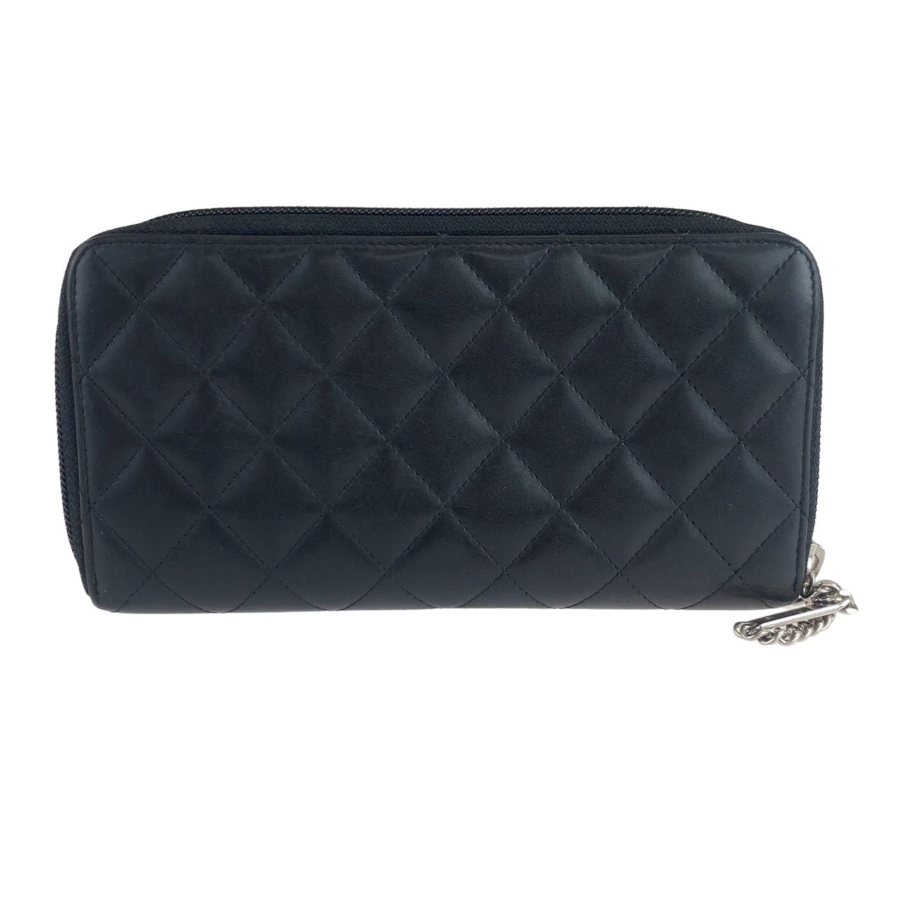 CHANEL シャネル カンボンライン ココマーク ブラック 黒 シルバー金具 
