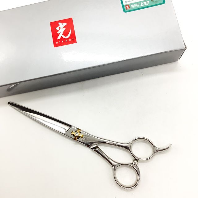 ヒカリシザーズHIKARI光シザーHIKARI SCISSORS STAR COSMOS125 シザー オフセット 理容 美容ハサミ 美容師 理容師 右利き 6インチ sc2494