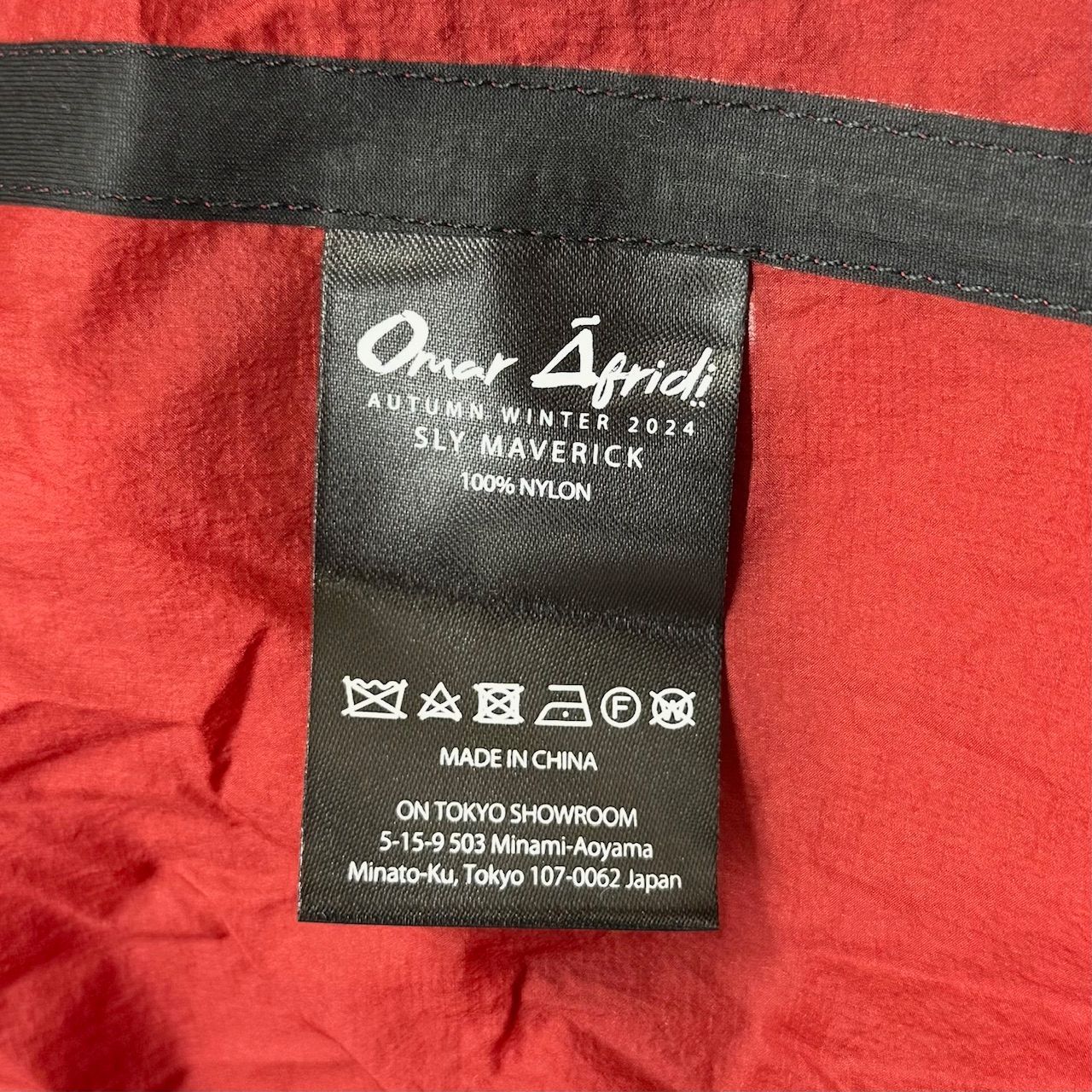 未使用品 Omar Afridi 24AW ERUPT PARKA イラプトパーカー