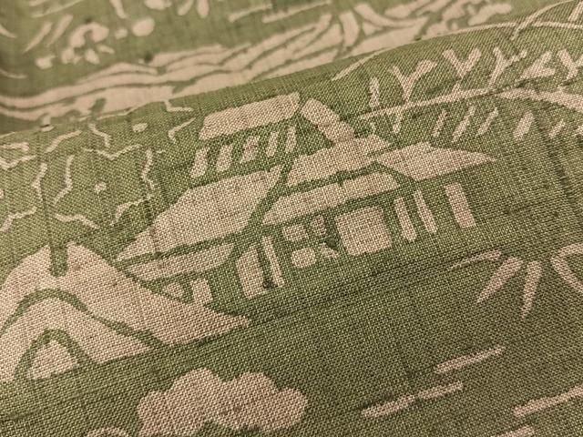 平和屋着物□上質な紬 舞花文 正絹 逸品 BAAM6753wb 