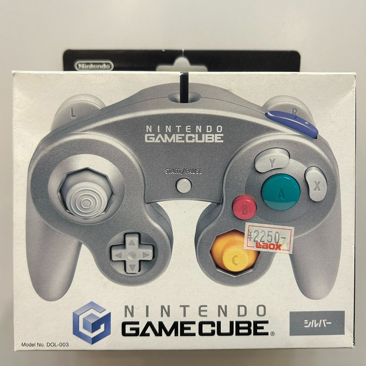 A【中古】ゲームキューブ　コントローラ　シルバー ニンテンドー 任天堂 Nintendo ゲーム