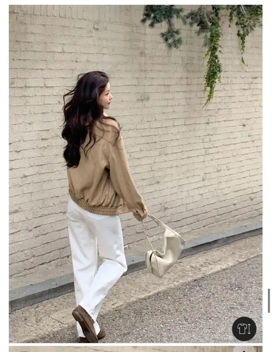 ブルゾン スエードジャケット