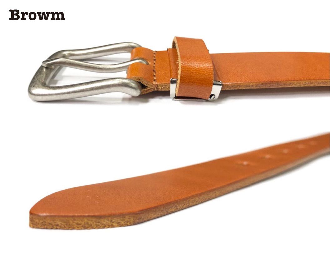 日本製 30mm 栃木レザー 一枚革 カジュアル ベルト チョコ フリーサイズ メンズ レディース ヌメ革 ジーンズ ビジネス 新品 特別価格 新品 日本製 30mm 栃木レザー 一枚革 ベルト ヌメ革 本革