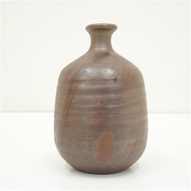 備前焼 山本出造 備前土出彩徳利（共箱） 酒器 おしゃれ かわいい 酒