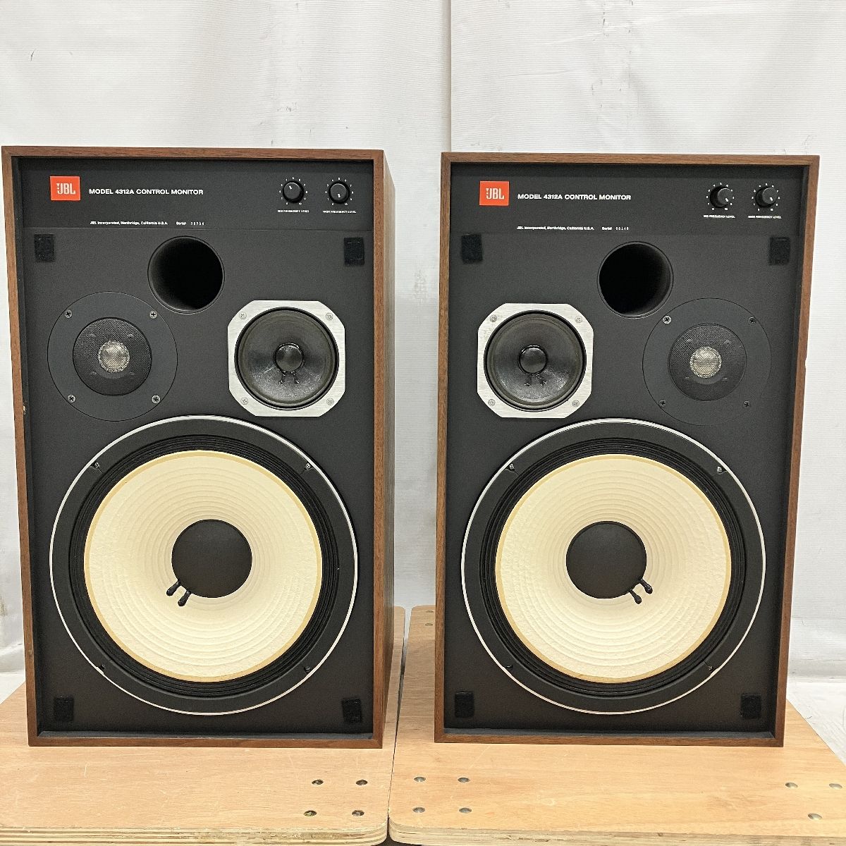 JBL 4312A CONTROL MONITOR ペアスピーカー オーディオ 音響機器