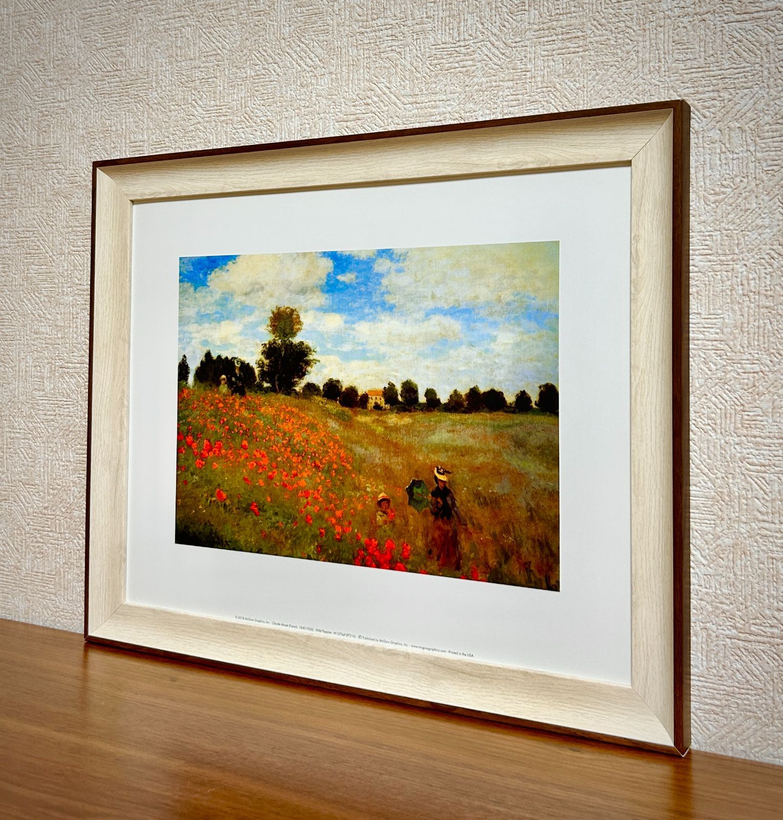 額縁.絵画.イタリア製.クロード・モネ.ボルディゲラの情景.輸入雑貨.新品未使用 額縁.絵画.イタリア製.クロード・モネ.ボルディゲラの情景.輸入