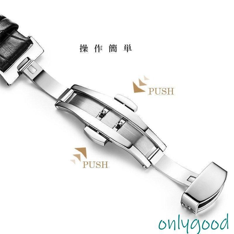 時計ベルト 17mm 18mm 19mm 20mm 21mm 22mm 24mm6色 カーフ