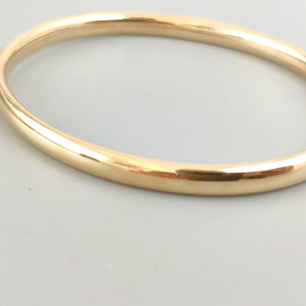 18金 K18 男女兼用 ホールマーク イタリー バングル 9.74ｇB578 FORTGASGNV_COM_BR