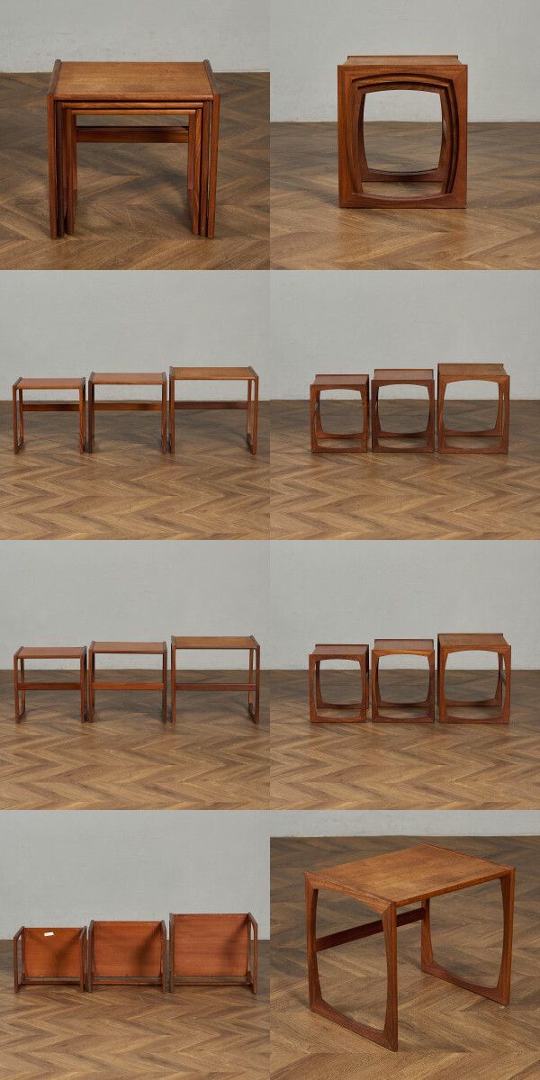 G-PLAN Quadrille ネストテーブル ヴィンテージ チーク