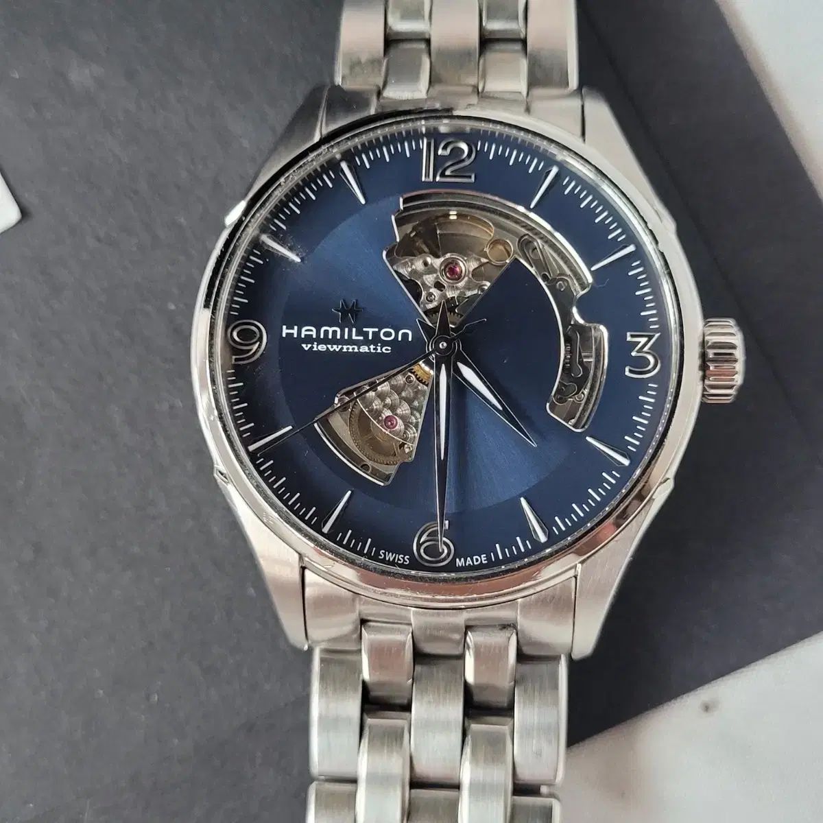 HAMILTON ハミルトン ジャズマスター オープンハート 青文字盤 42mm オートマティック