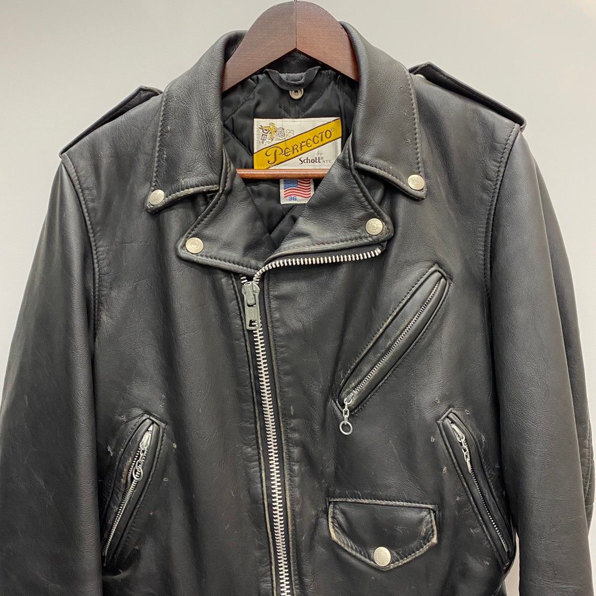ショットSchott NYC Perfecto ダブルライダースジャケット36 【公式通販】