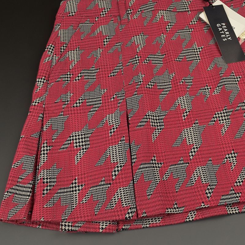 パーリーゲイツ　スカート　千鳥柄　秋冬　サイズ1 新品 パーリーゲイツ 千鳥格子ニットスカート 1