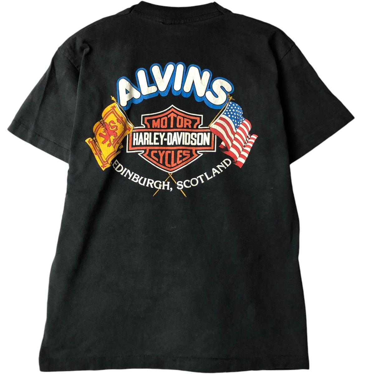 M☺︎古着 90s USA製 ハーレーダビッドソン バーアンドシールド ロゴ 90s USA製 Harley-Davidson ハーレーダビッドソン tシャツ M