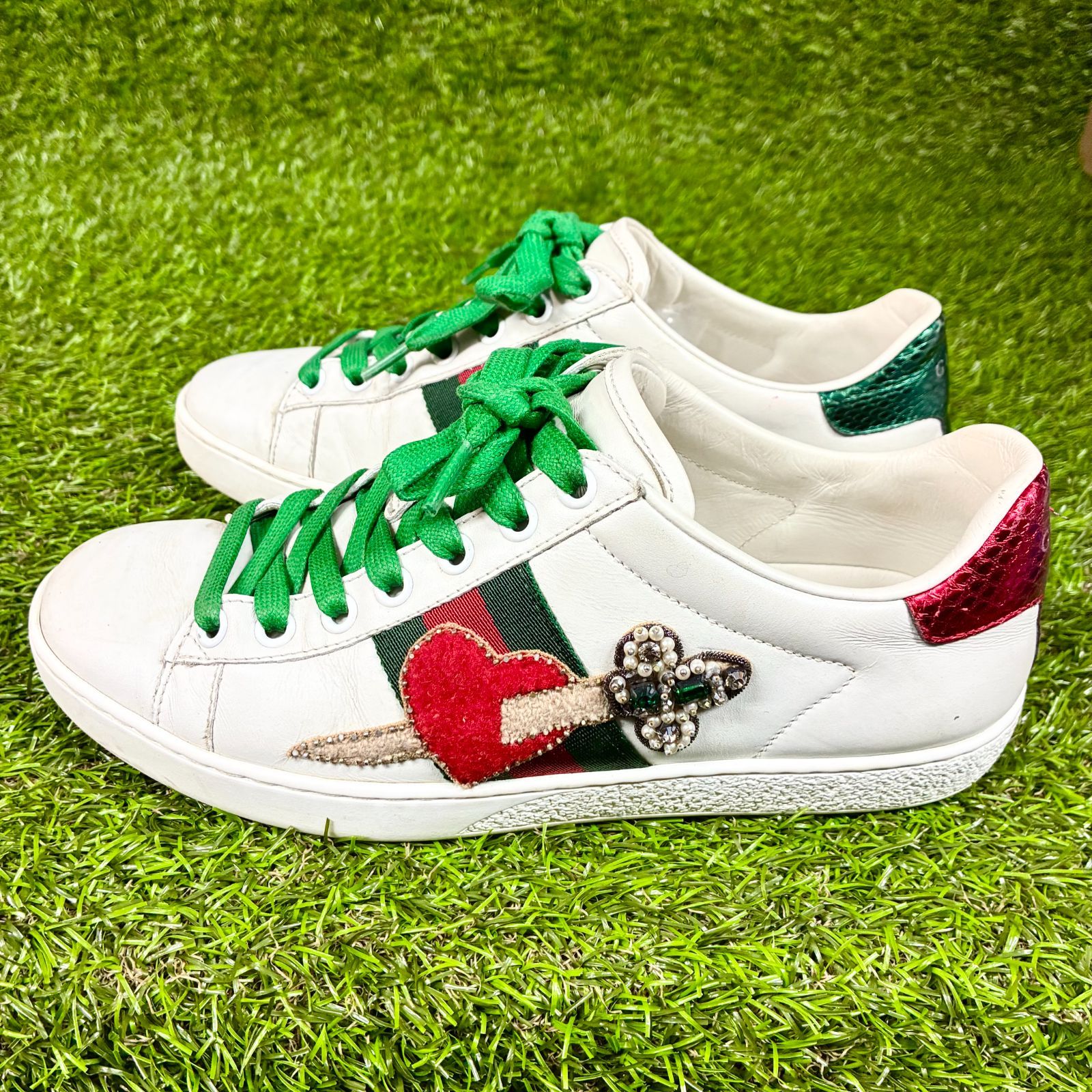 GUCCI GUCCI(グッチ) スニーカー 35 1/2 レディース - 125672 白 