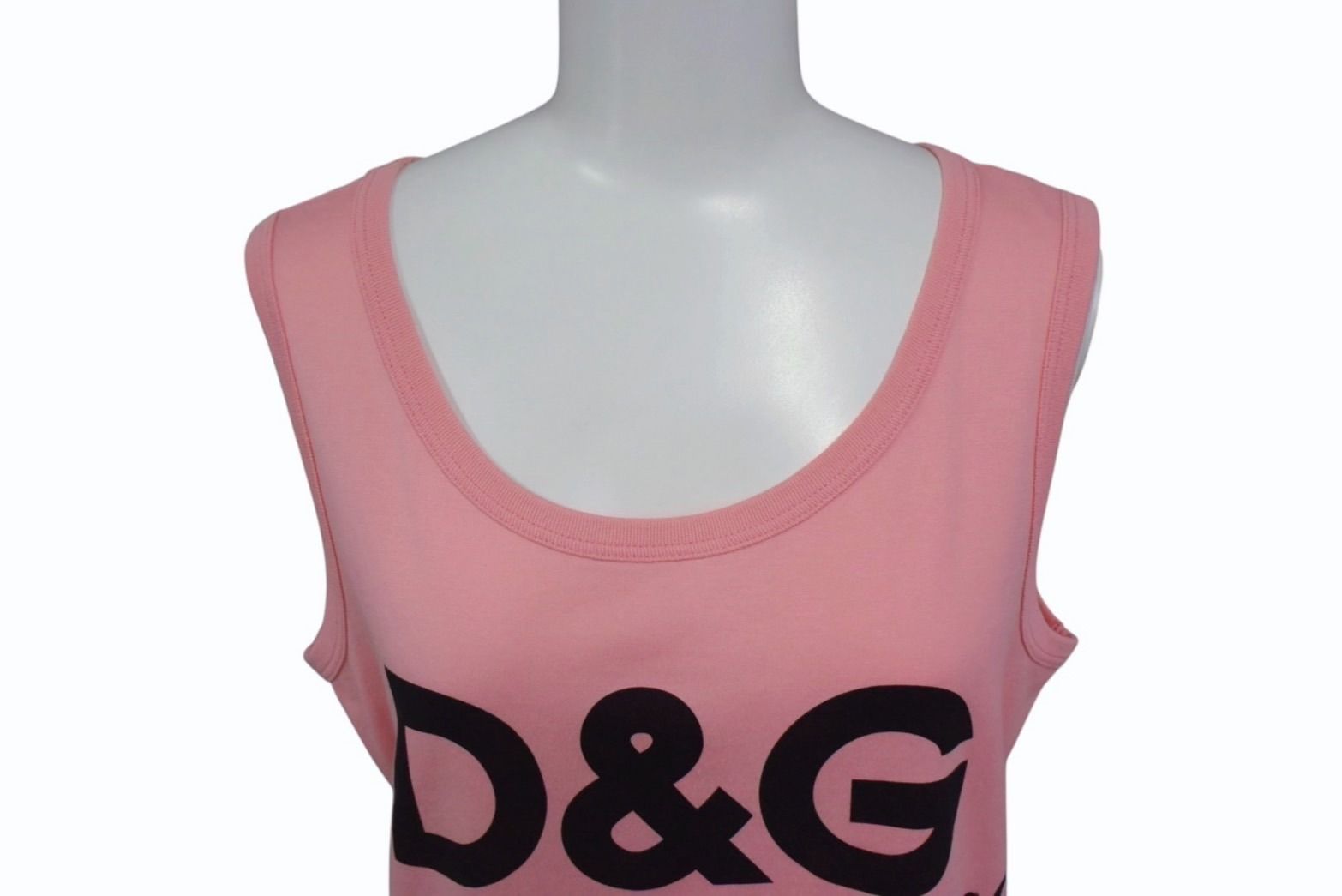 極美品 DOLCE&amp;GABBANA ドルチェアンドガッバーナ タンクトップ F8H47T サイズ36 ALL THE LOVERS プリント ピンク 中古 4b003173 極美品 DOLCE&GABBANA ドルチェアンドガッバーナ タンクトップ F8H47T
