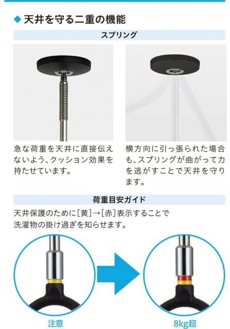 室内物干し 天井 物干し 室内 天井吊り下げ 川口技研 ホスクリーン