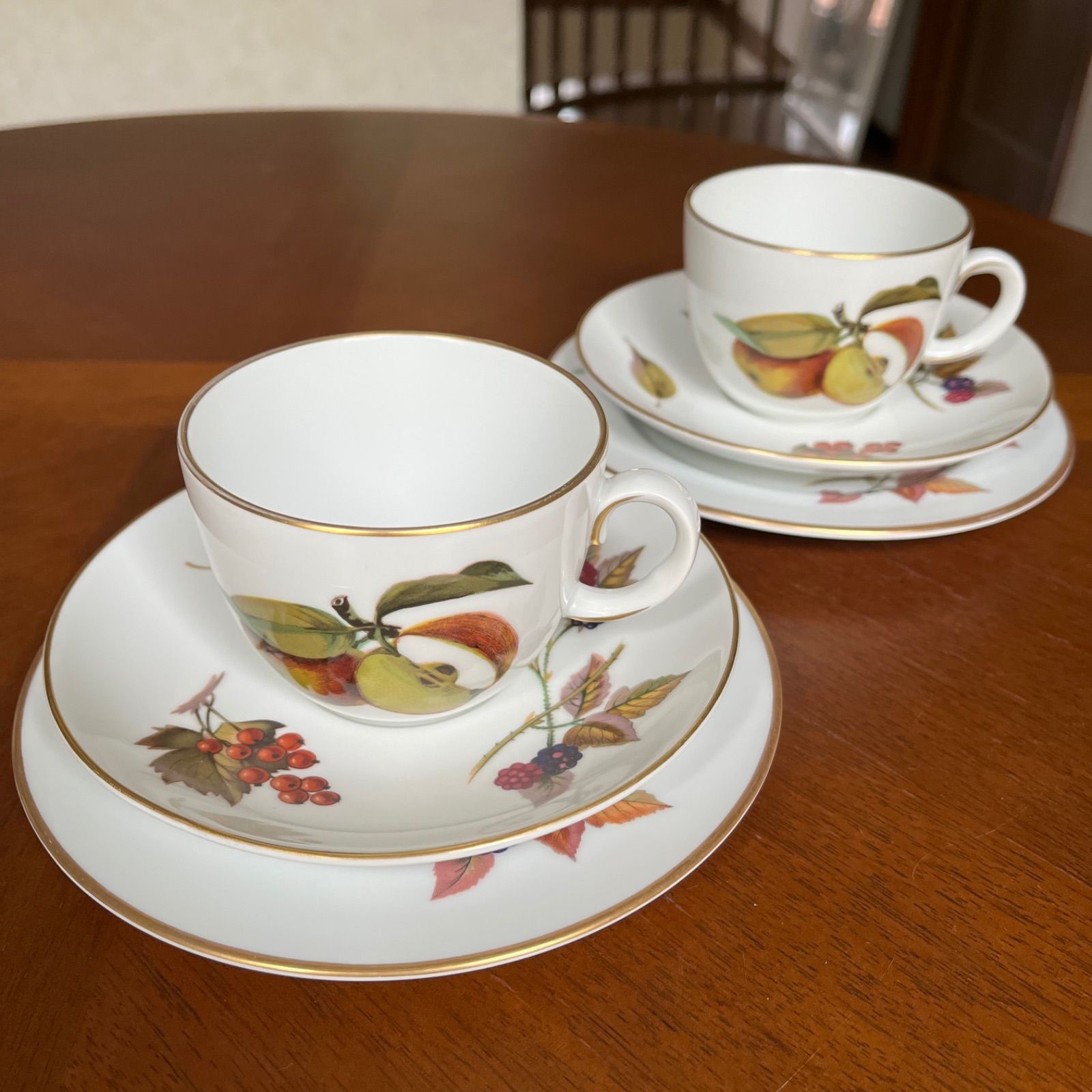 【美品】ロイヤルウースター★イヴシャム★トリオ　ペア 美品】ロイヤルウースター☆イヴシャム☆トリオ ペア - メルカリ