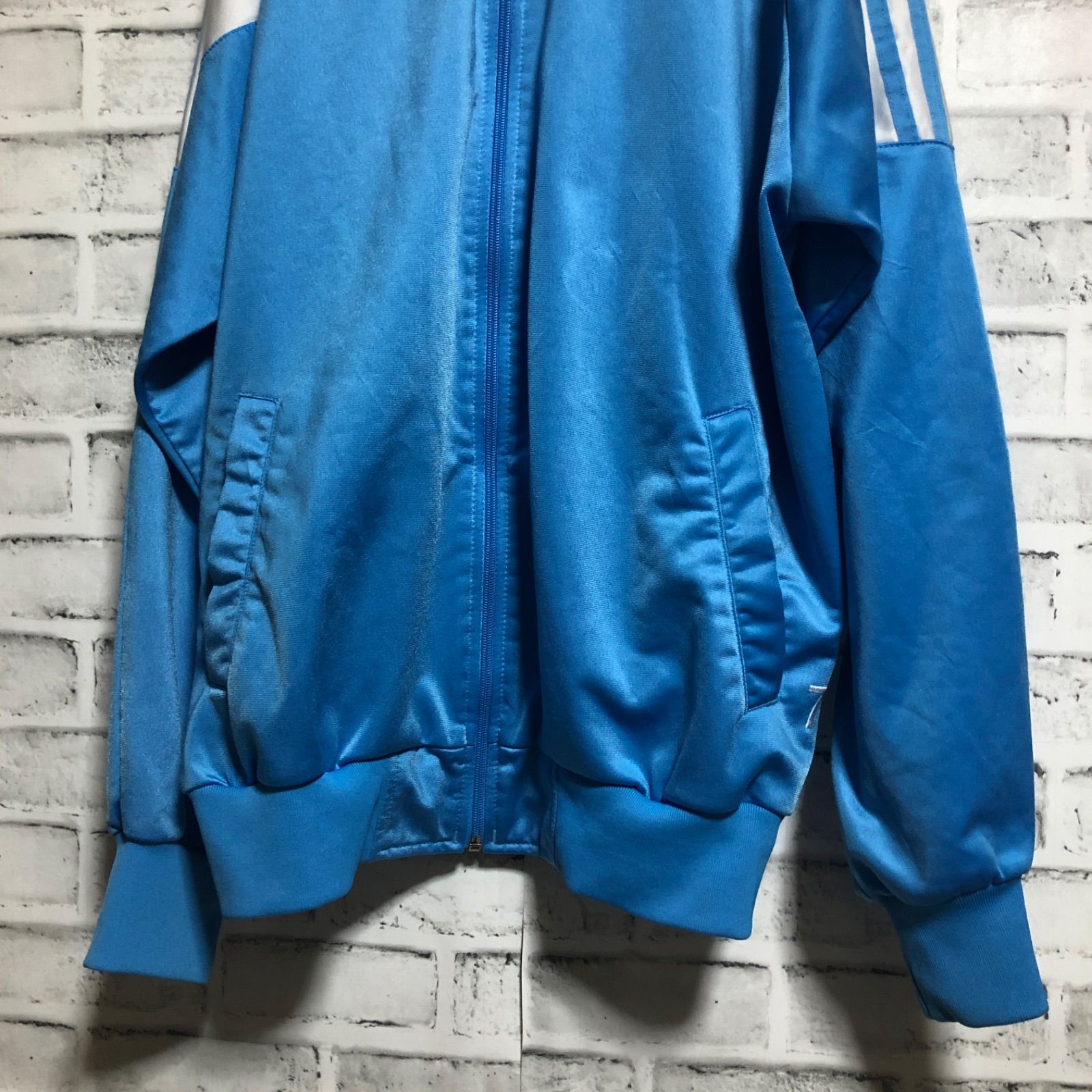 希少XL⭐️70s adidas トラックジャケット/ジャージ vintage 青白