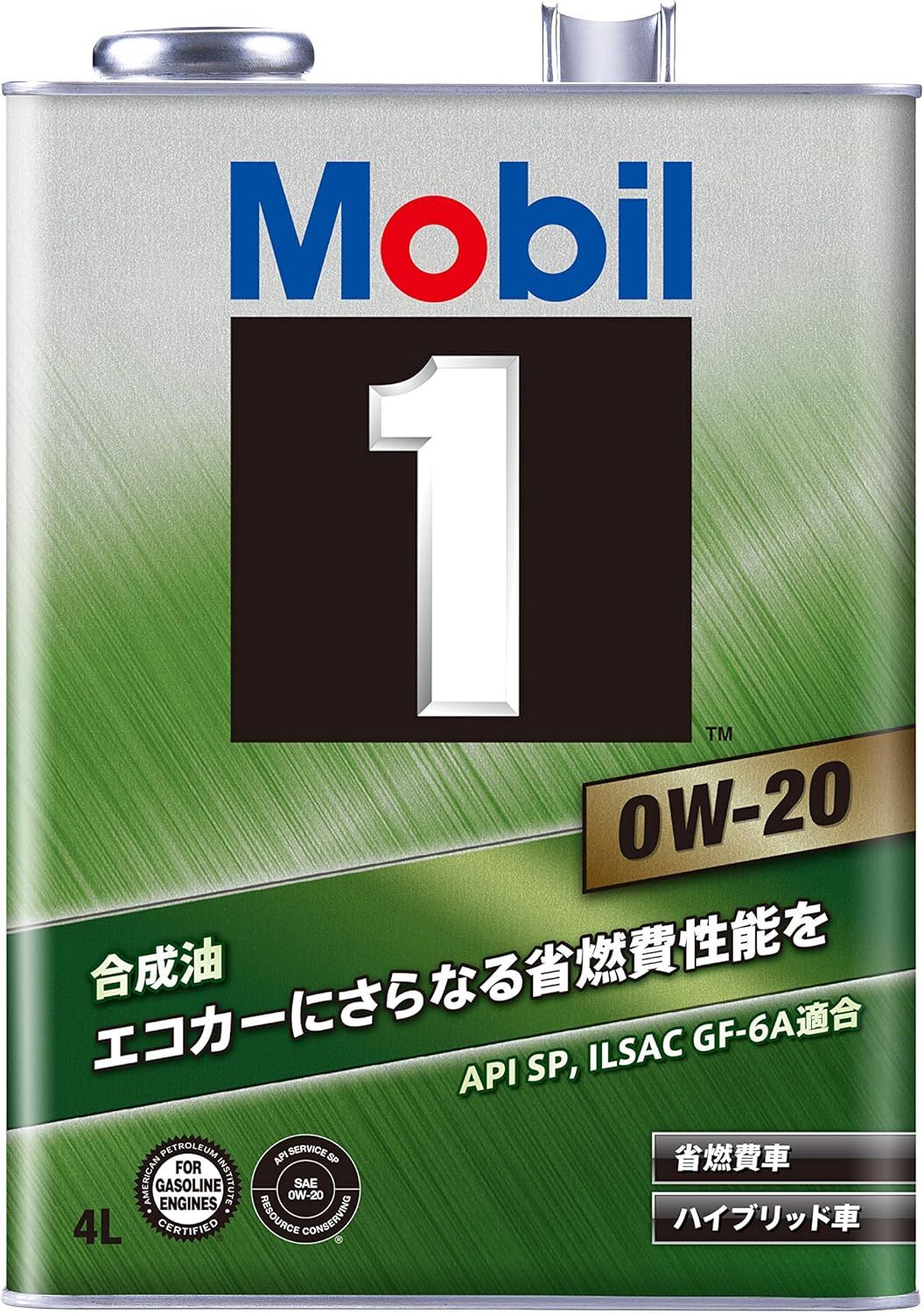 Mobil エンジンオイル モービル1 0W-20 SP GF-6A 合成油 4L 145244