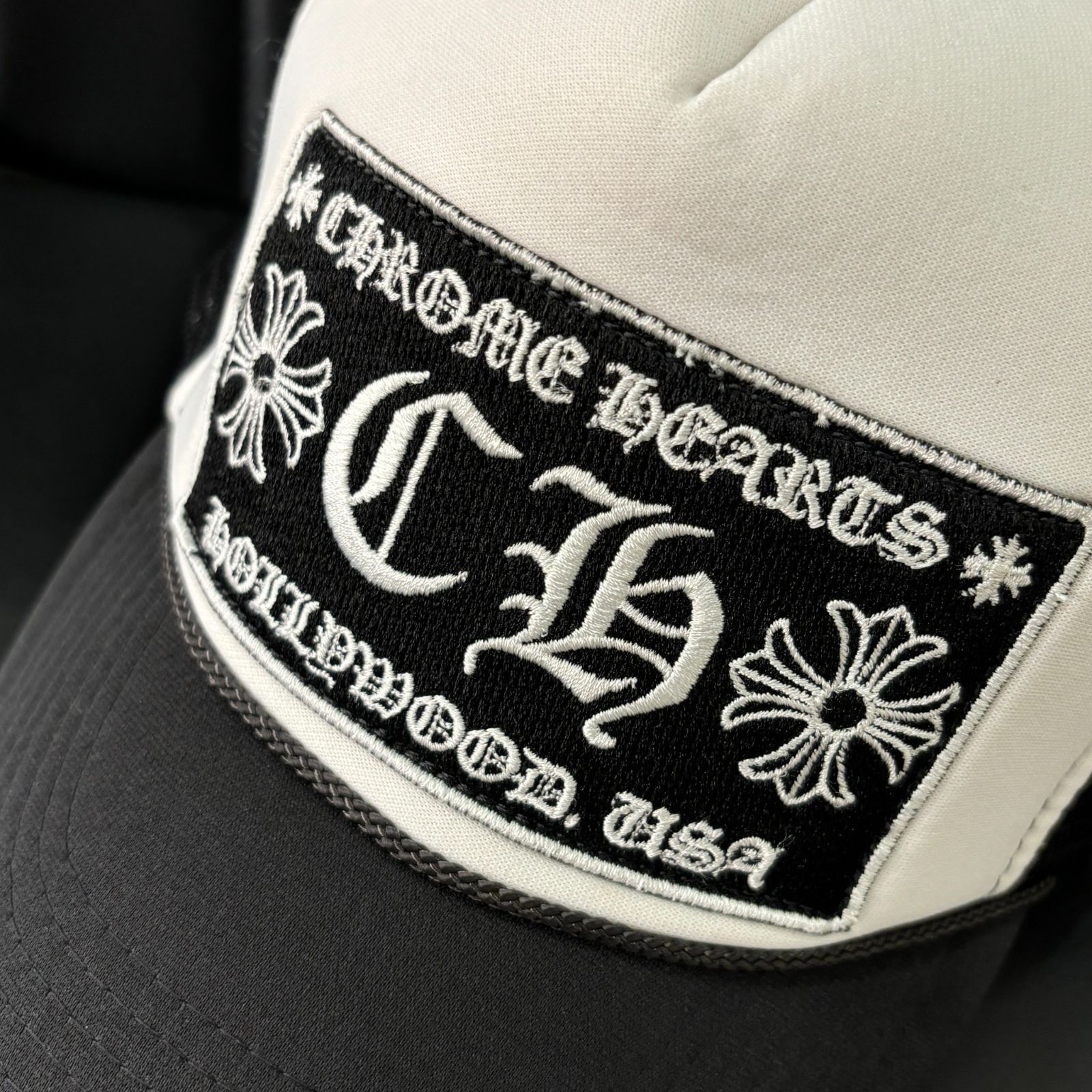 ΩNA3715 大人気! CHROME HEARTS クロムハーツ メッシュ キャップ 帽子