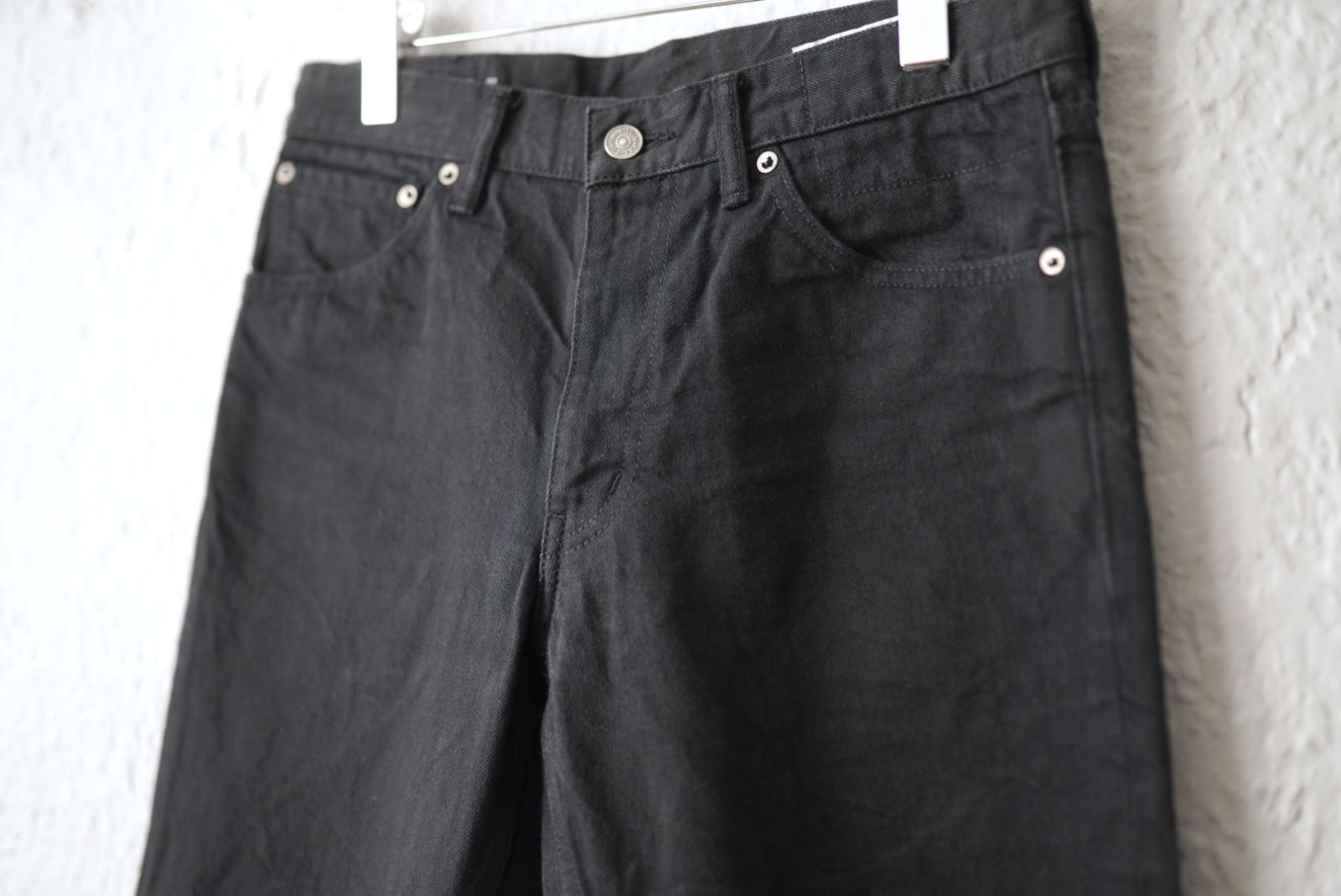21AW SOCIAL SCULPTURE 03 CMYK BLK ブラックデニムパンツ / visvim