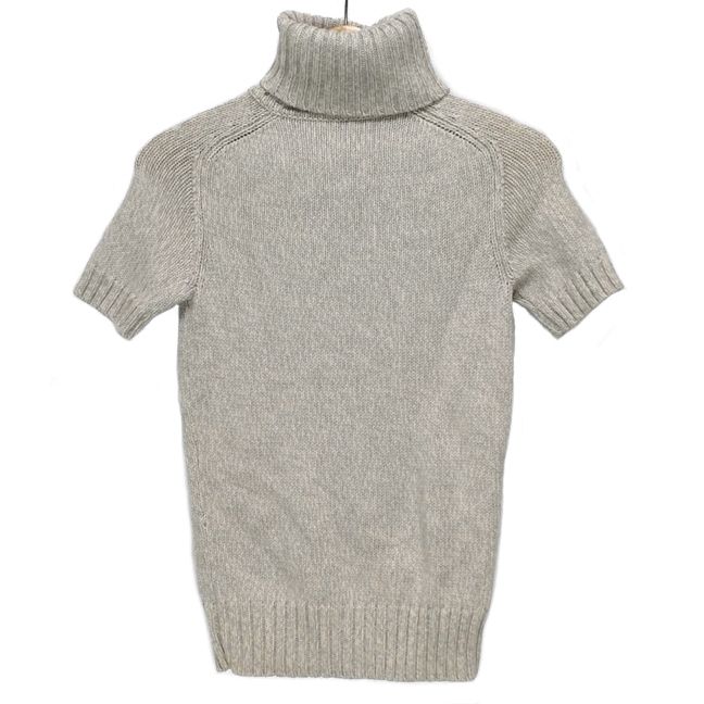 高品質 セオリーリュクスtheoryタートルネックカシミヤセーターグレー
