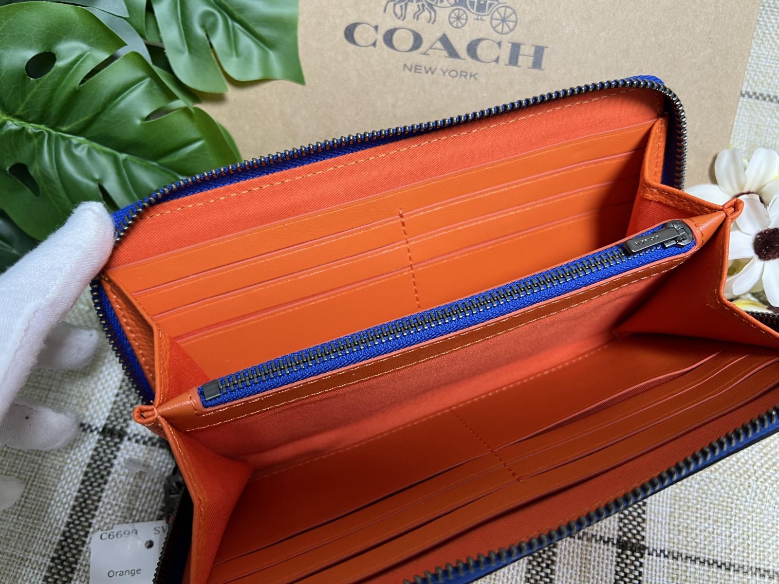 コーチ COACH 長財布 財布 アコーディオン ラウンドファスナー 