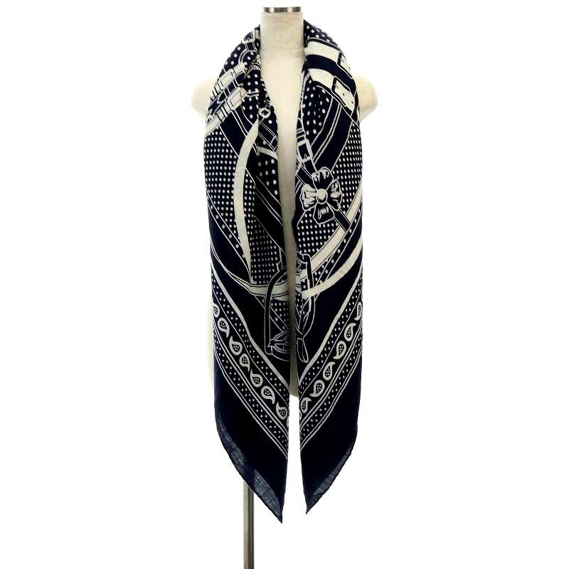 エルメス HERMES スカーフ カレ 140 グランマネージュ カレジェアン