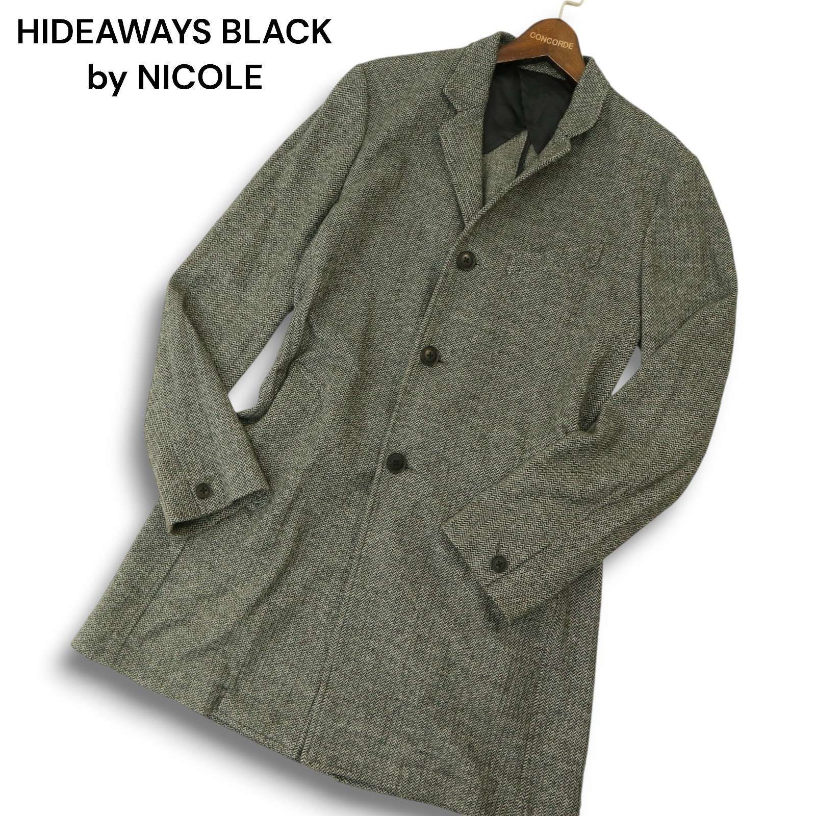 HIDEAWAYS BLACK by NICOLE ハイダウェイ ニコル ヘリンボーン
