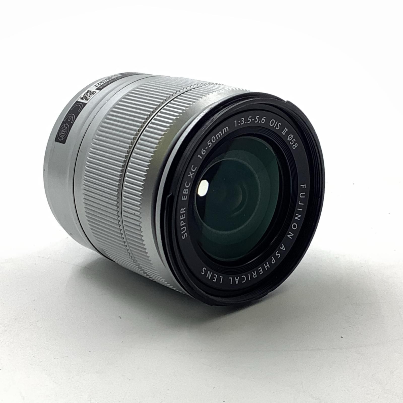 全額返金保証 最速発送 FUJIFILM フジノンレンズ XC 16-50mm F3.5-5.6 OIS II シルバー 動作 済